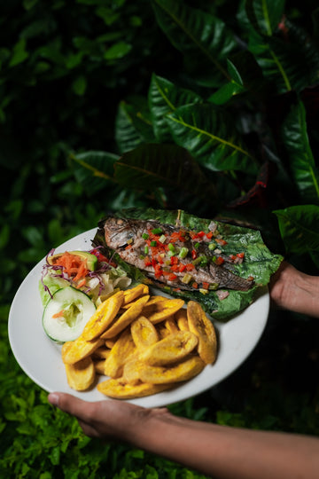 Tilapia a la hoja